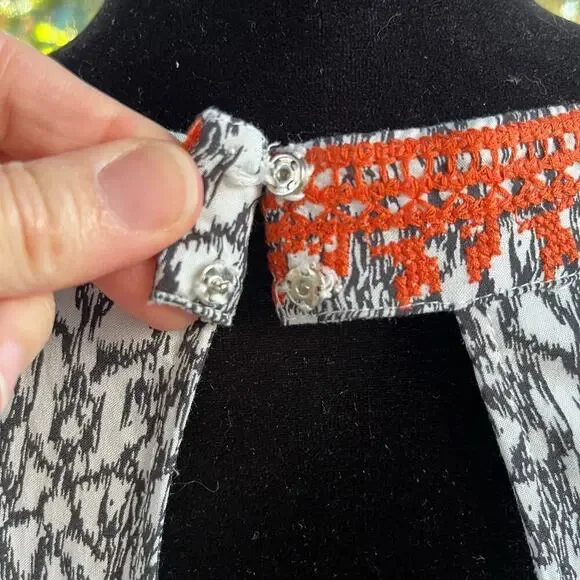 THML Jameson Embroidered Sleeveless Maxi Dress Size M - Picture 6 of 10